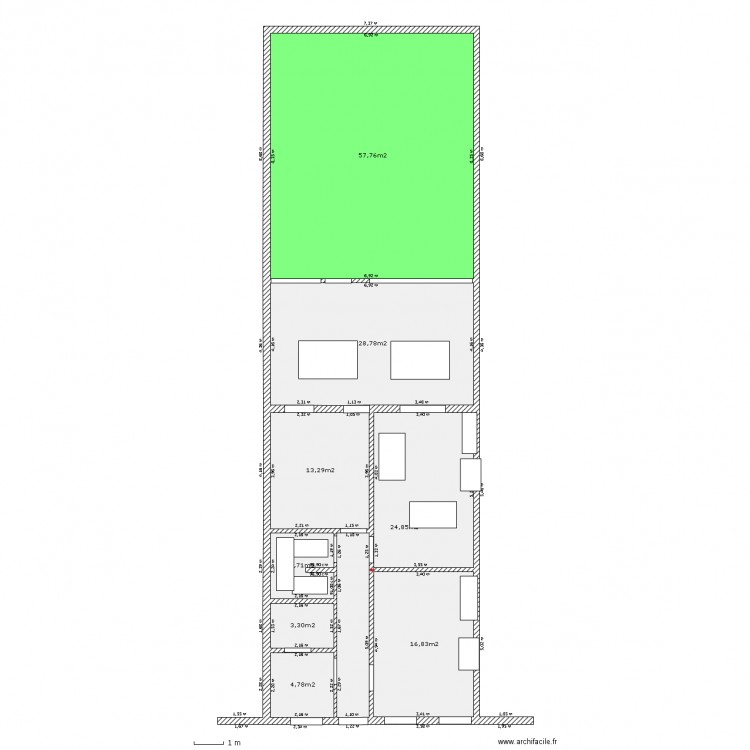 lacour_cuisine_bonnesmesures_map. Plan de 0 pièce et 0 m2