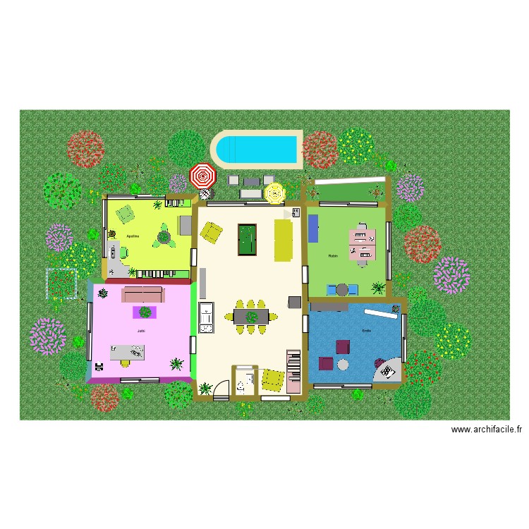 plan 2. Plan de 0 pièce et 0 m2