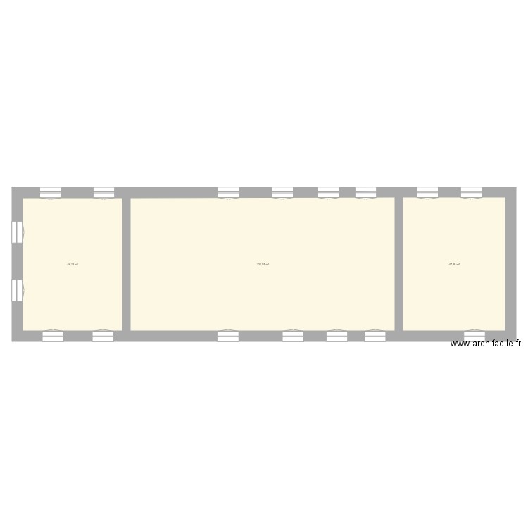 caserne 1. Plan de 0 pièce et 0 m2