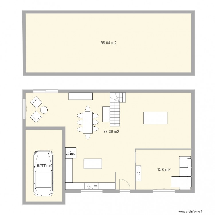 MAISON PDB. Plan de 0 pièce et 0 m2