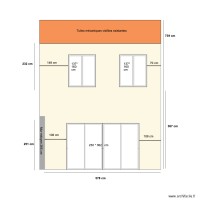 Plan façade de face sans extension