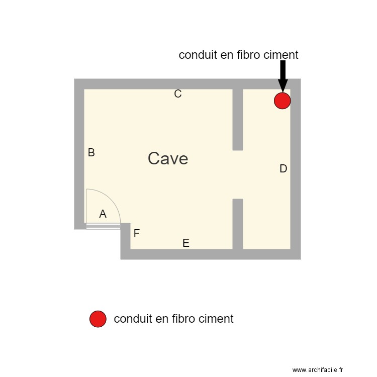 cave. Plan de 0 pièce et 0 m2