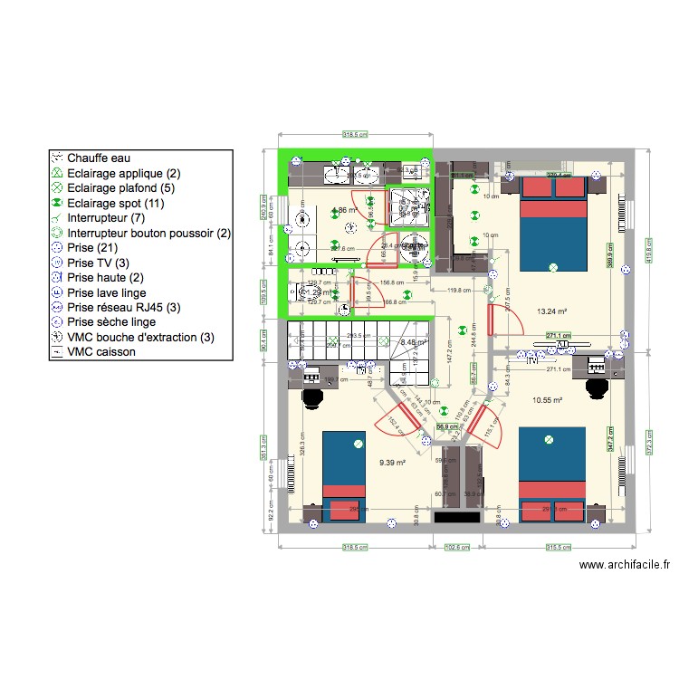 Haut Fontaine Fourches 0412214. Plan de 0 pièce et 0 m2