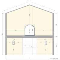 Façade Sud 29 av de Brouilla St Jean Lasseille avant travaux