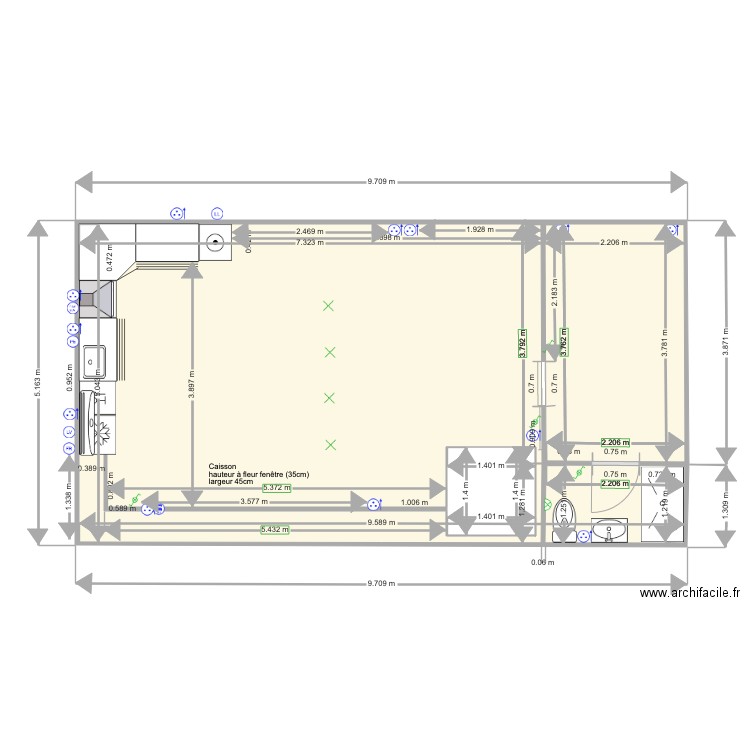 ferrari plan mezzanine. Plan de 0 pièce et 0 m2