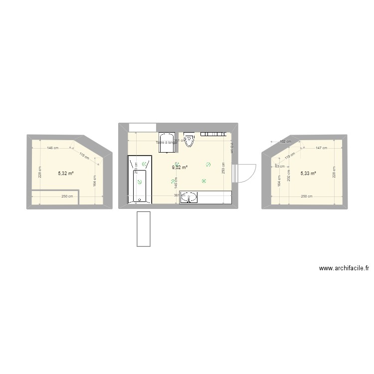 SDB Noémie Florent 1. Plan de 0 pièce et 0 m2