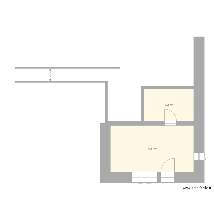 RDCMontceyNous. Plan de 0 pièce et 0 m2