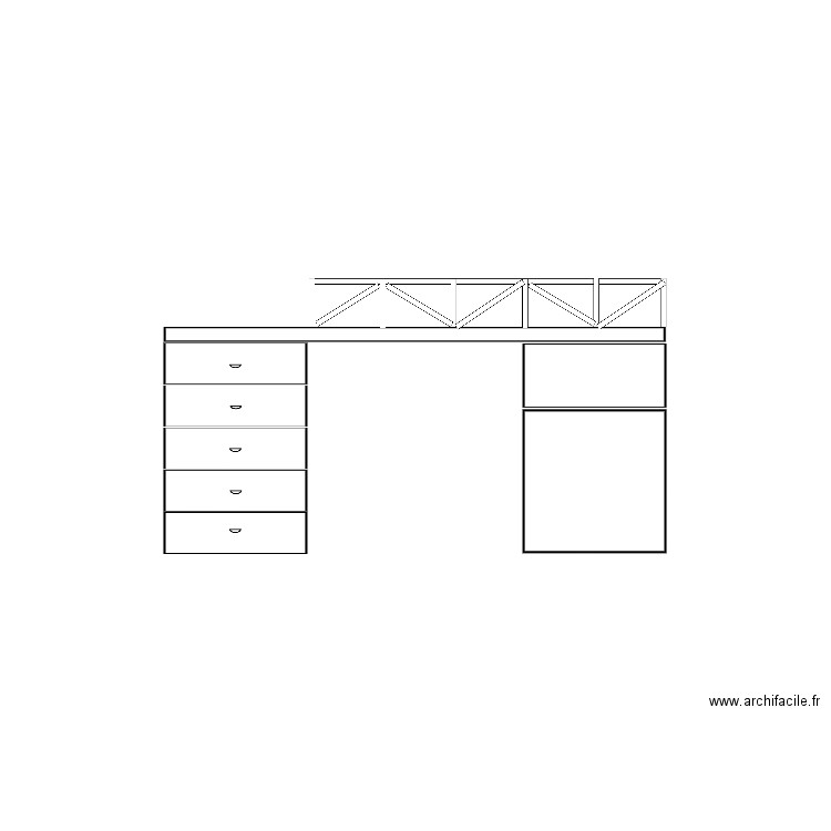 lit elyna 1. Plan de 0 pièce et 0 m2