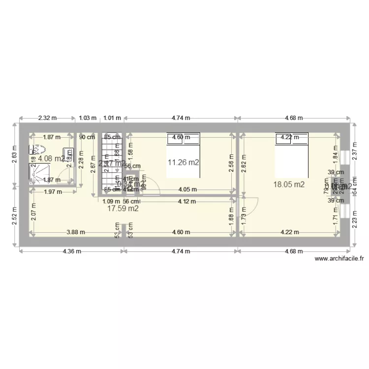 Plan erny futur &eacute;tage. Plan de 