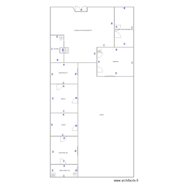 canavaggia PB. Plan de 0 pièce et 0 m2