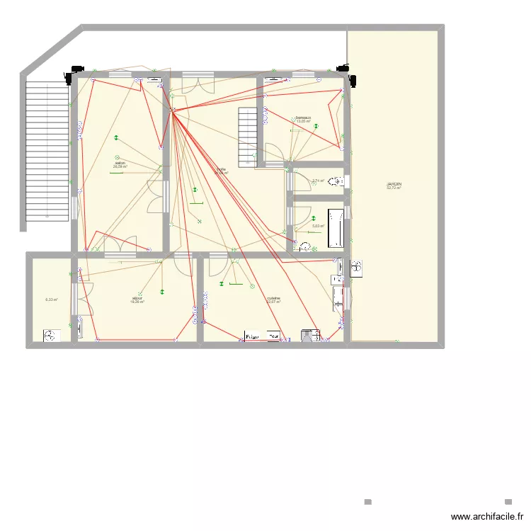 GALMA R.D.CH.. Plan de GALMA R.D.CH.. Plan de