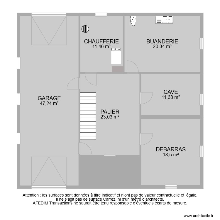 BI 6377 SOUS SOL. Plan de 0 pièce et 0 m2