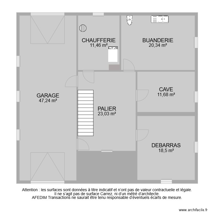 BI 6377 SOUS SOL. Plan de 0 pièce et 0 m2