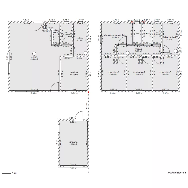 MAISON BBC. Plan de 