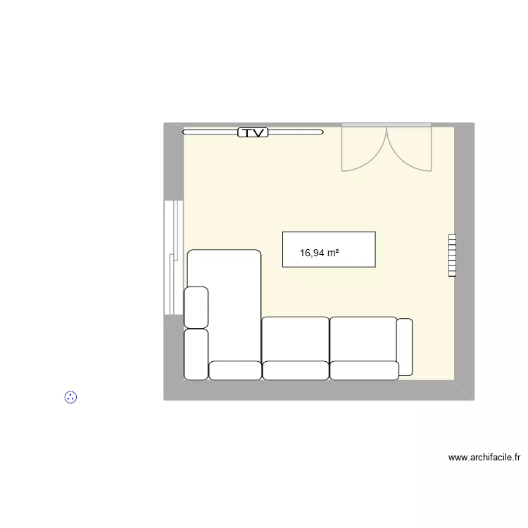 Garage. Plan de 1 et 17 m² Garage. Plan de 1 et 17 m²