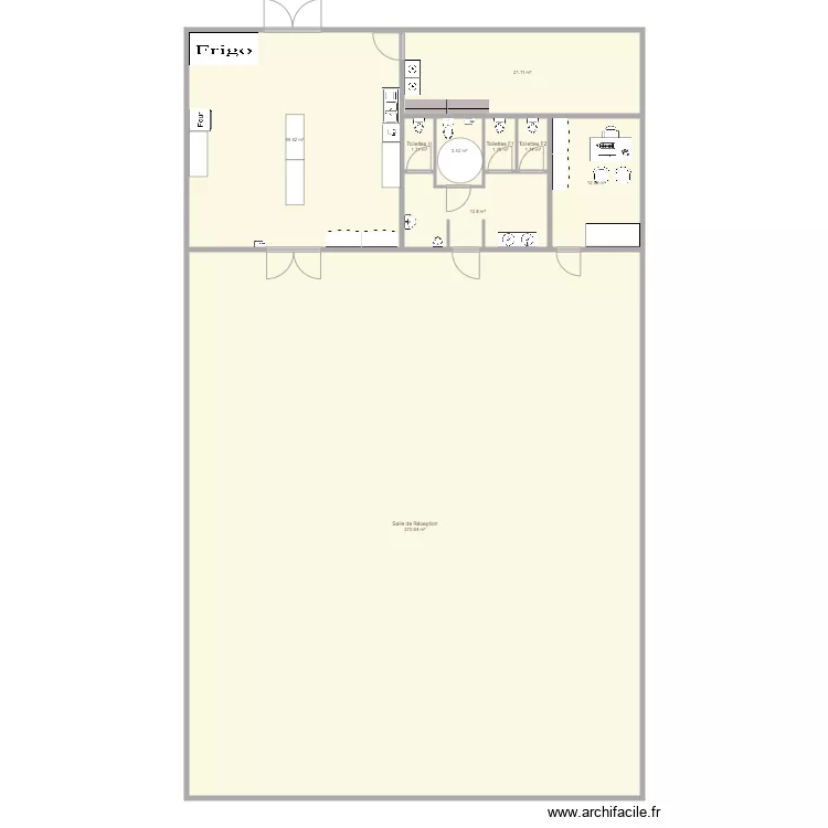 Salle de réception. Plan de Salle de réception. Plan de