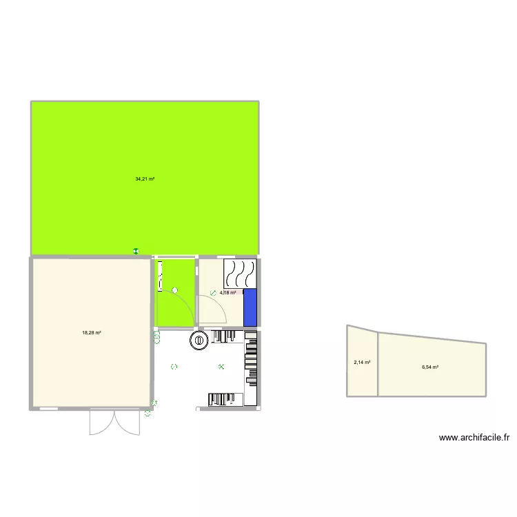 Poulailler1. Plan de 