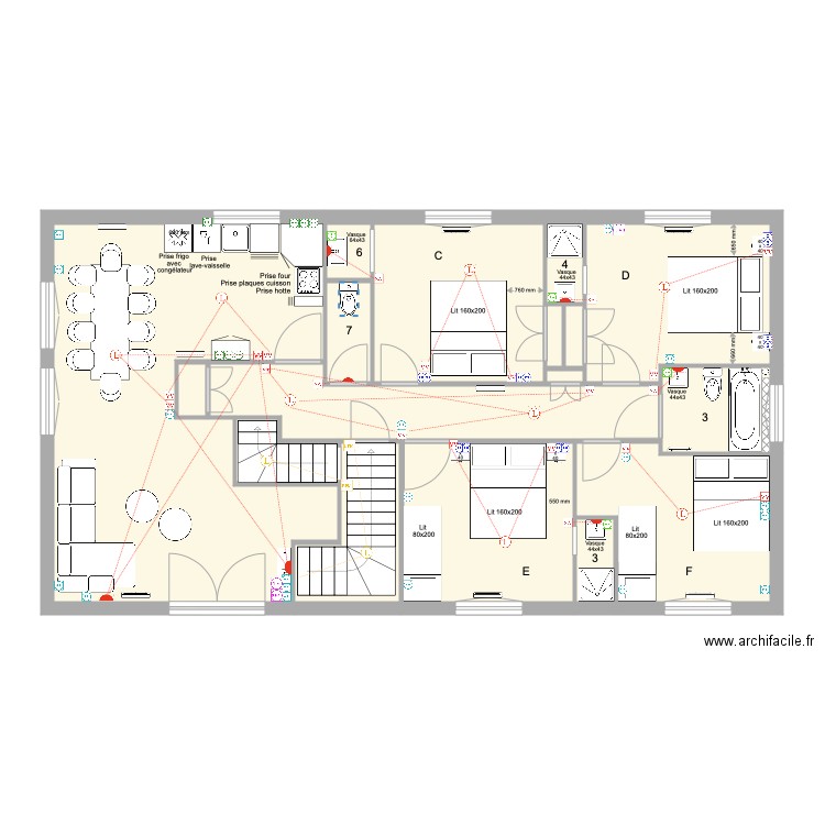 Premier Projet Electricité. Plan de 0 pièce et 0 m2