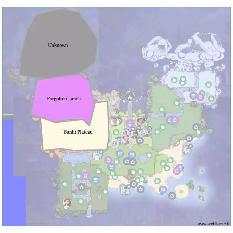 Disney Dreamlight Valley. Plan de 