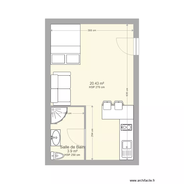 Chapelon HG. Plan de 
