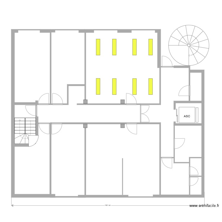 Pasteur RH R3. Plan de 0 pièce et 0 m2