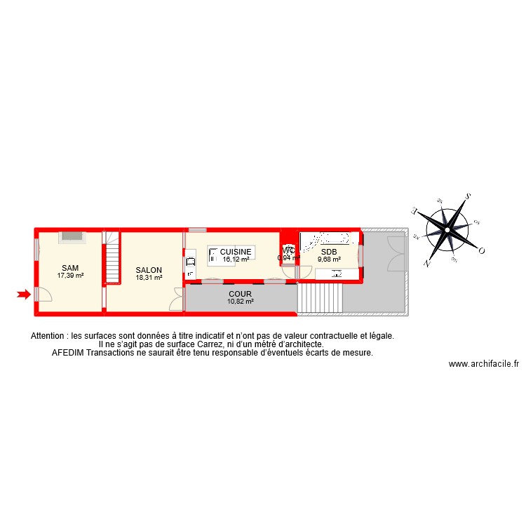 BI 9791 RDC. Plan de 0 pièce et 0 m2