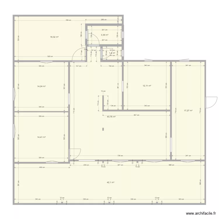 Maison1. Plan de 