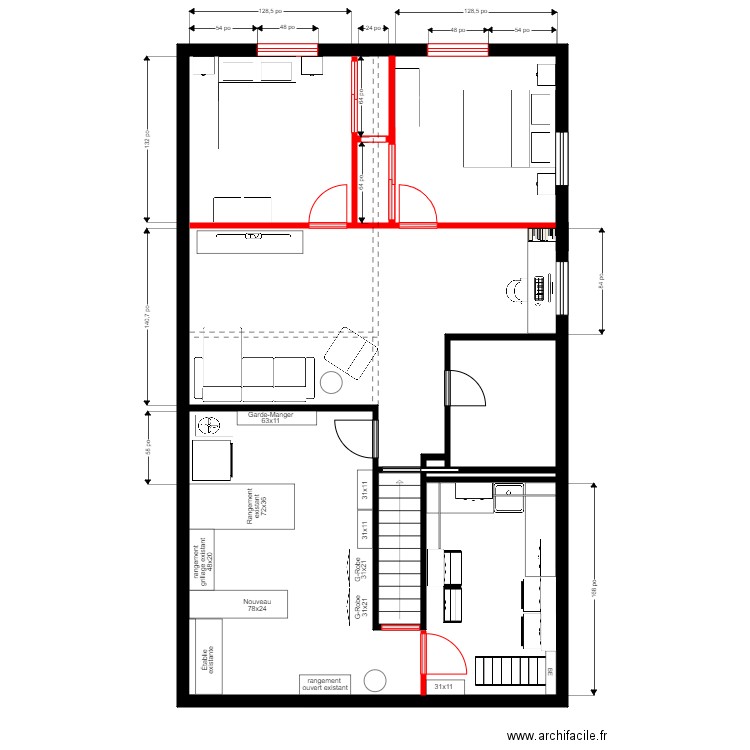MA Dery. Plan de 0 pièce et 0 m2