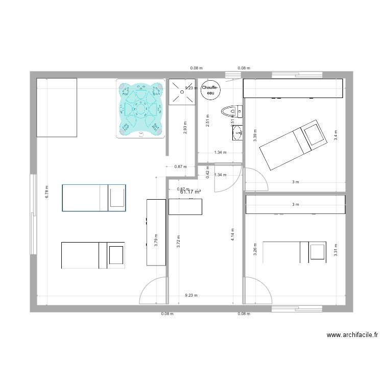 projet. Plan de 0 pièce et 0 m2