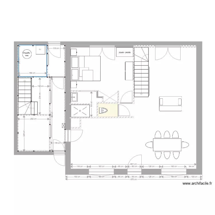 maison garage. Plan de maison garage. Plan de