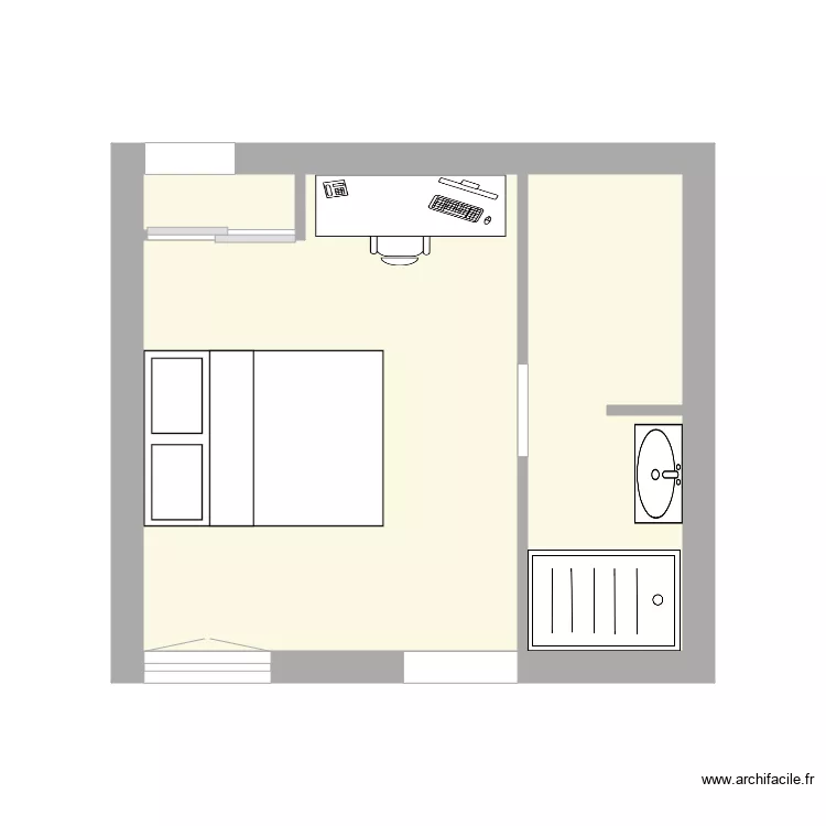 chambre mia. Plan de chambre mia. Plan de