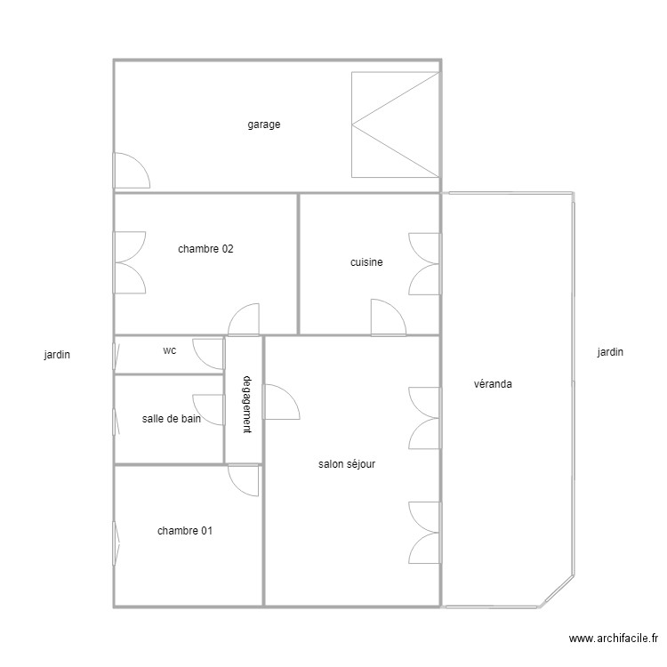 consorts batard am. Plan de 0 pièce et 0 m2