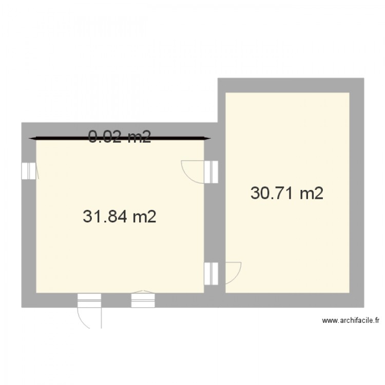 540 x 590. Plan de 0 pièce et 0 m2
