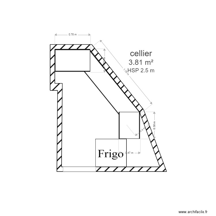 celier 2. Plan de 0 pièce et 0 m2