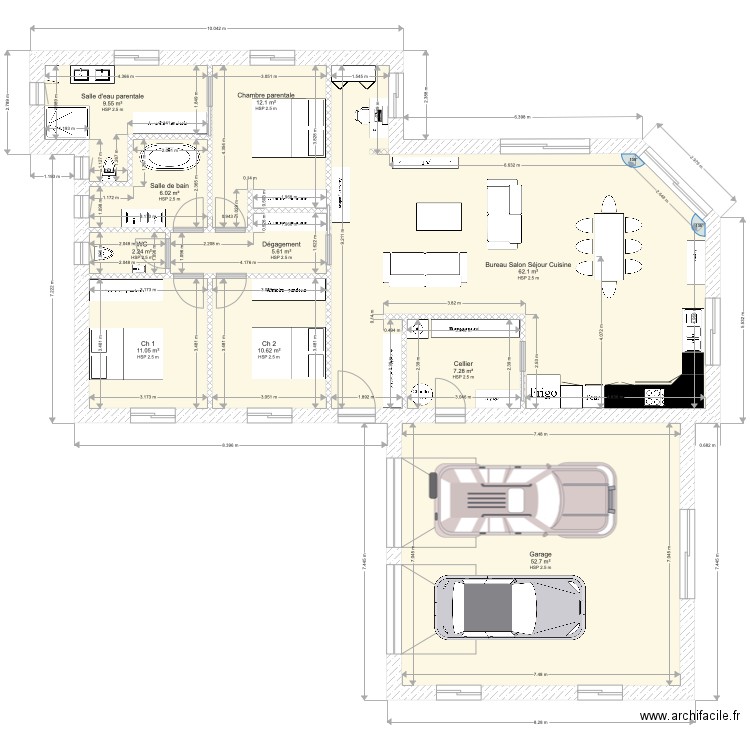 Odos projet 3. Plan de 0 pièce et 0 m2