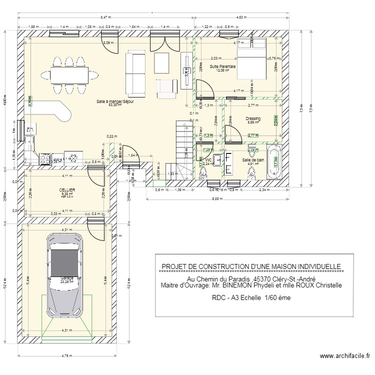 RDC 05 Mars 22. Plan de 0 pièce et 0 m2