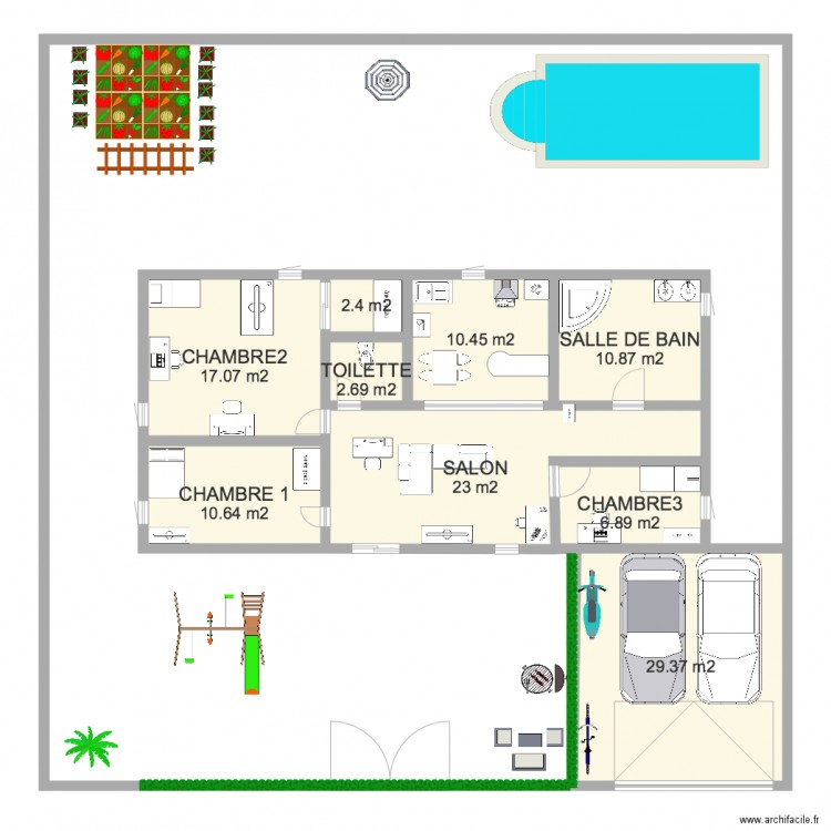 CAINA SISAID. Plan de 0 pièce et 0 m2