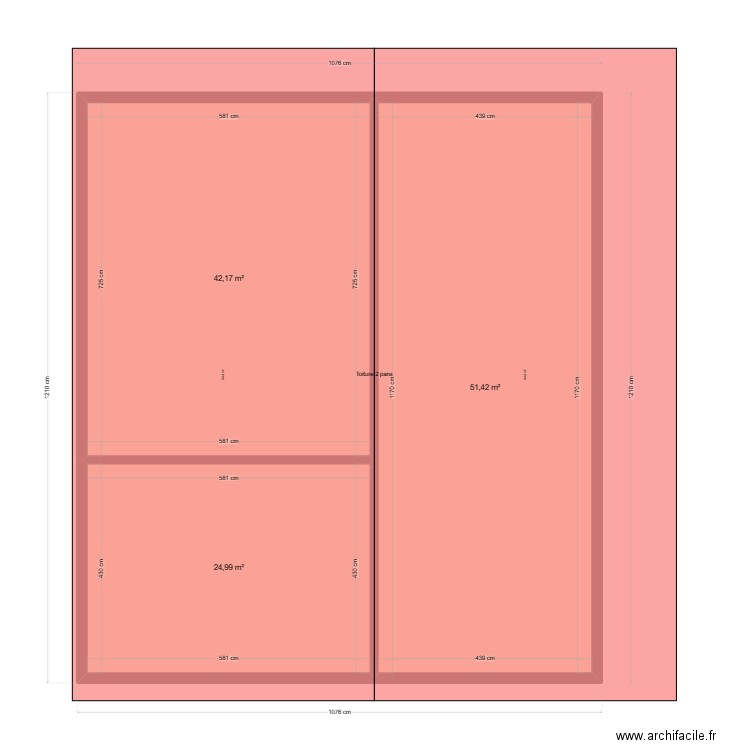 papy. Plan de 10 pièces et 233 m2