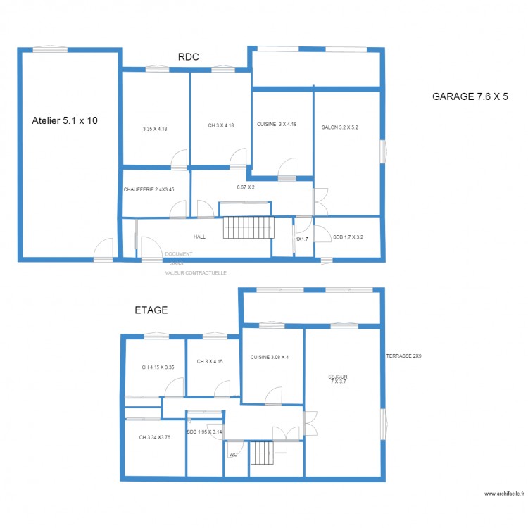 MAISON CH DES OLIVIERS. Plan de 0 pièce et 0 m2