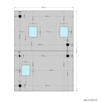 Plan de toiture Sud et Nord