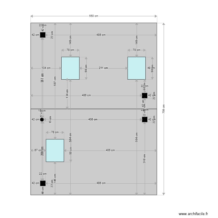 Plan de toiture Sud et Nord. Plan de 0 pièce et 0 m2