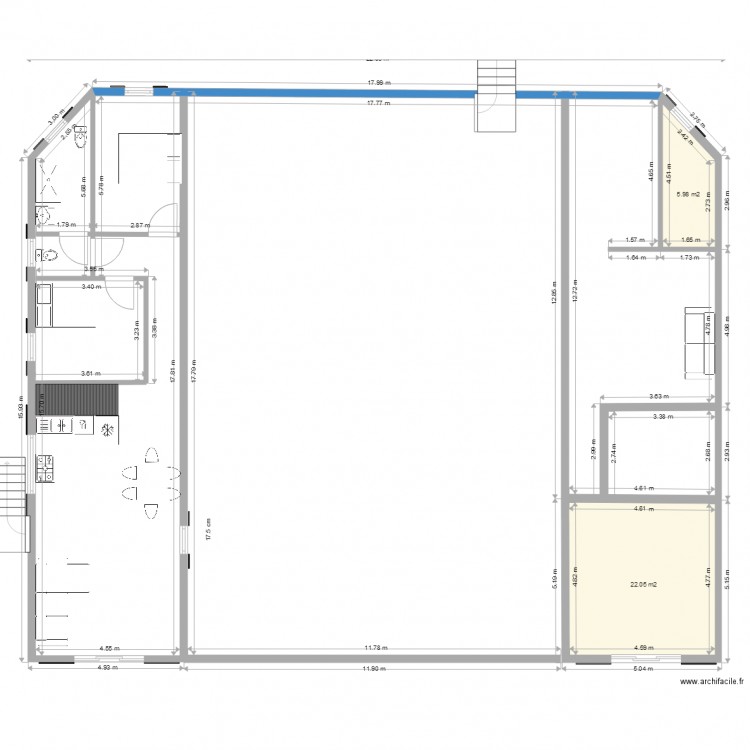 ETAGE5m. Plan de 0 pièce et 0 m2