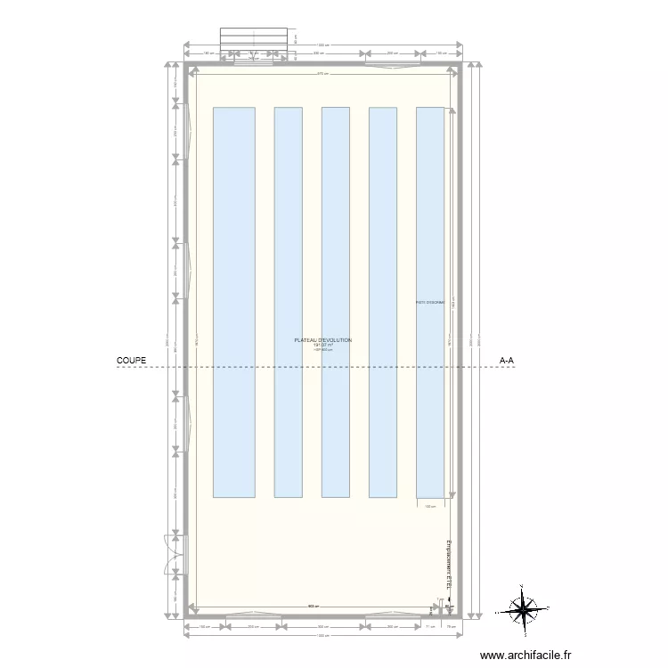SALLE ESCRIME PLASSAC  4. Plan de 