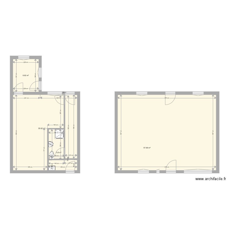 LARCHANT. Plan de 0 pièce et 0 m2