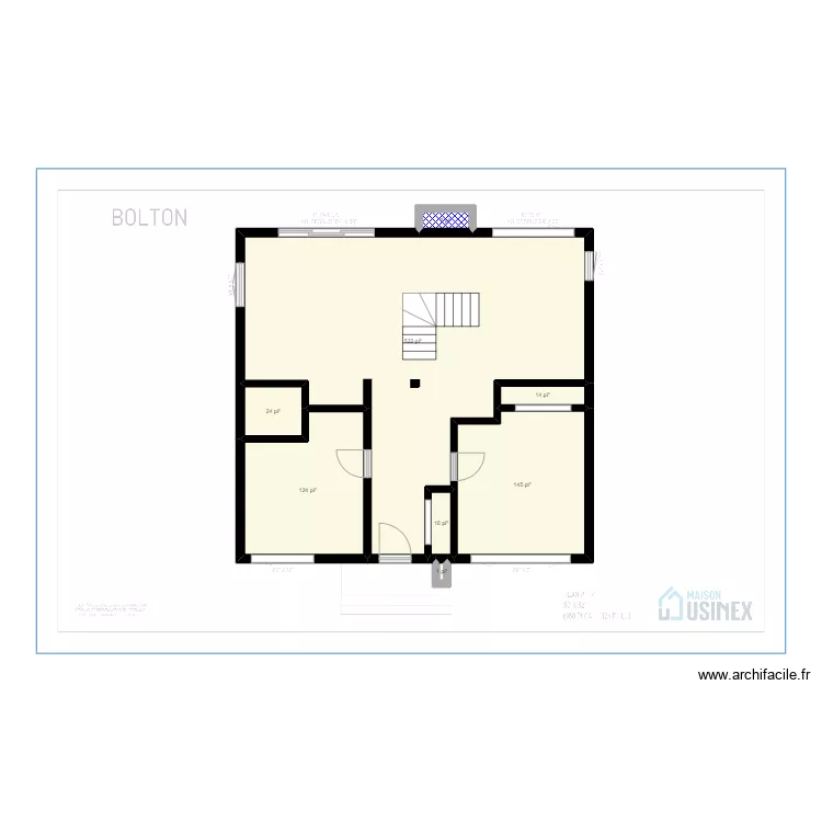 BOLTON 32' X 30' - PLAN VIERGE. Plan de 