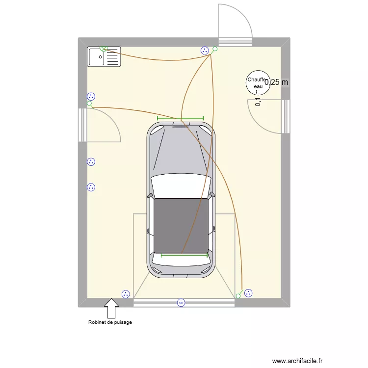 REITZ. Plan de 1  et 27 m²