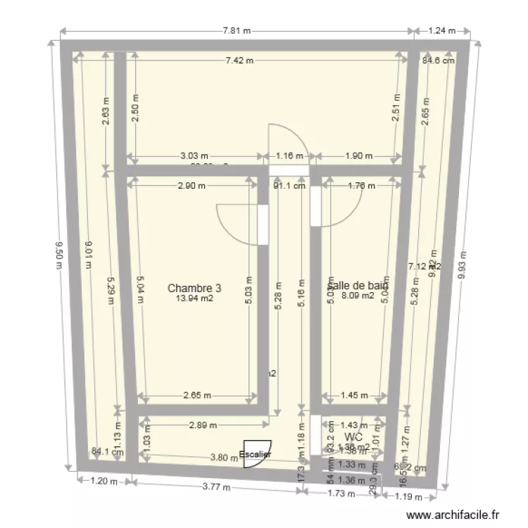 Amenagement du grenier. Plan de Amenagement du grenier. Plan de