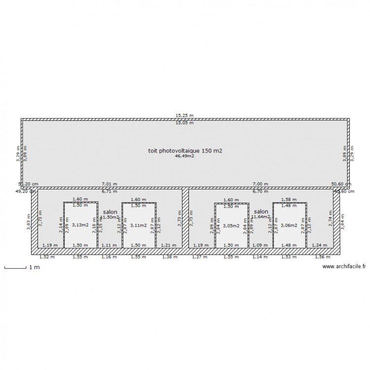 maison 2-3 face avant. Plan de 0 pièce et 0 m2