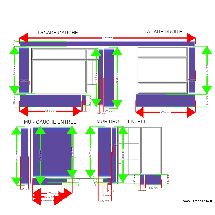 FACADE TORHOUT. Plan de 0 pièce et 0 m2