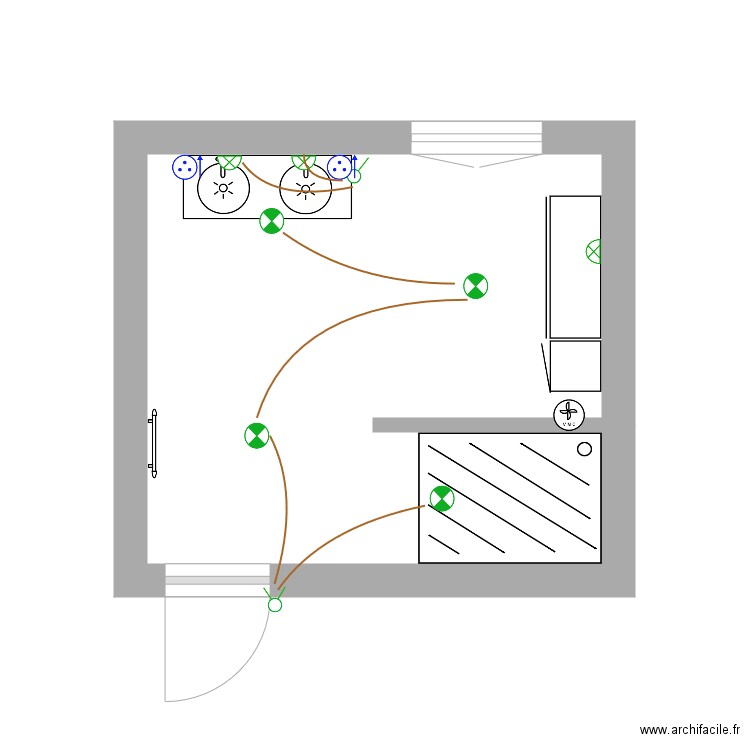 Volpani yves SdB. Plan de 0 pièce et 0 m2